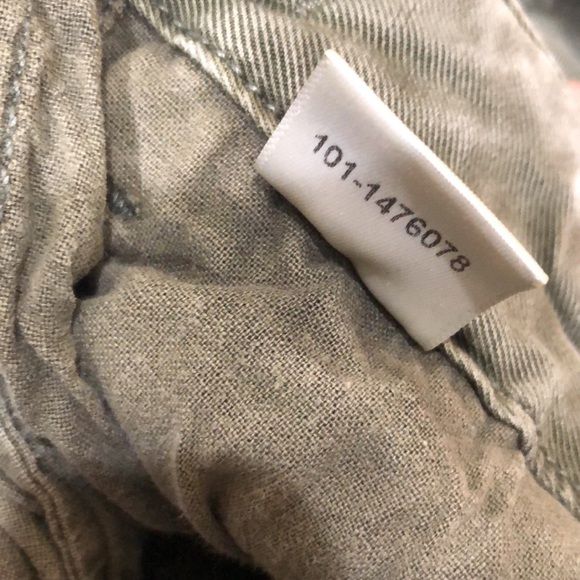 Paige Pants Size 30 Olive Army Green - Picture 10 of 10